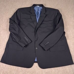 Oak Hill Blazer Wool Blend Two Button Suit Jacket Modern Fit 54 REG